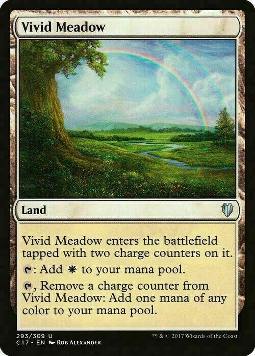 Vivid Meadow ~ Commander 2017 [ Excellent ] [ Magic MTG ] - London Magic Traders Limited