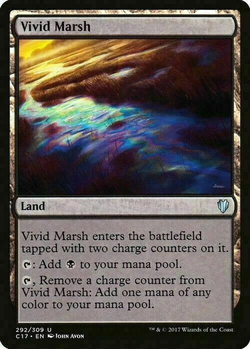 Vivid Marsh ~ Commander 2017 [ NearMint ] [ Magic MTG ] - London Magic Traders Limited