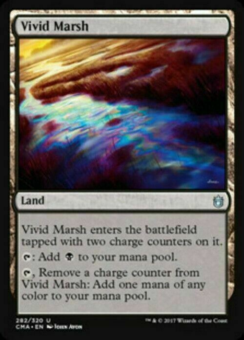 Vivid Marsh ~ Commander Anthology [ NearMint ] [ Magic MTG ] - London Magic Traders Limited