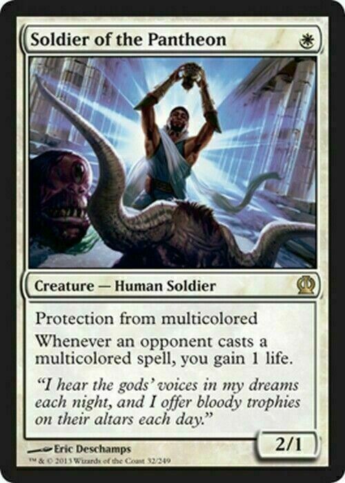Soldier of the Pantheon ~ Theros [ Excellent ] [ Magic MTG ]