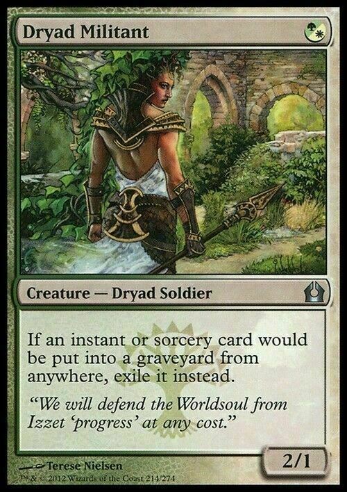 Dryad Militant ~ Return to Ravnica [ Excellent+ ] [ Magic MTG ] - London Magic Traders Limited