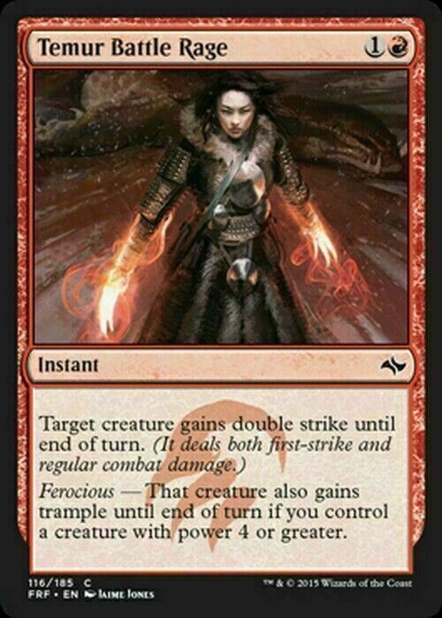Temur Battle Rage ~ Fate Reforged [ Excellent+ ] [ Magic MTG ] - London Magic Traders Limited