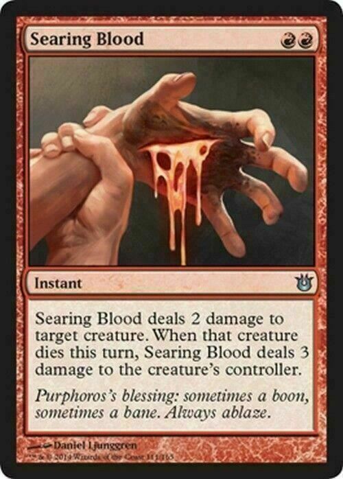 Searing Blood ~ Born of the Gods [ Excellent+ ] [ Magic MTG ] - London Magic Traders Limited