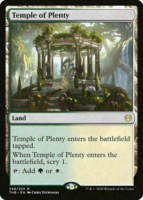 Temple of Plenty ~ Theros Beyond Death [ NearMint ] [ Magic MTG ] - London Magic Traders Limited