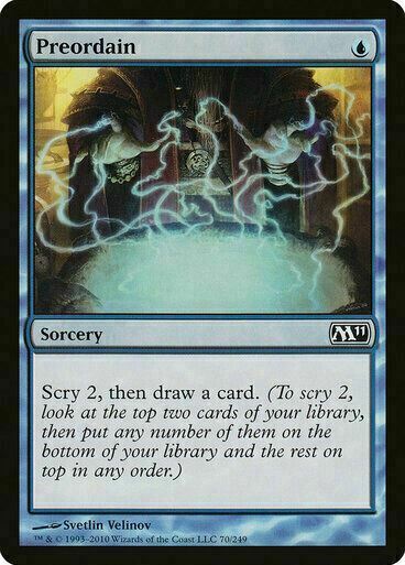 Preordain ~ Magic 2011 [ MODERATELY PLAYED ] [ Magic MTG ] - London Magic Traders Limited