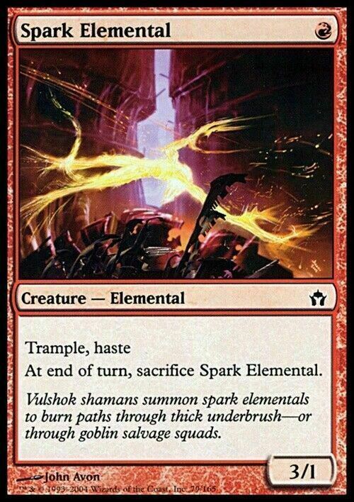Spark Elemental ~ Fifth Dawn [ Excellent ] [ Magic MTG ] - London Magic Traders Limited