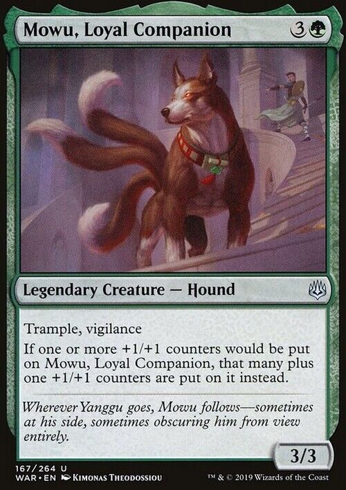 Mowu, Loyal Companion ~ War of the Spark [ Excellent ] [ Magic MTG ] - London Magic Traders Limited