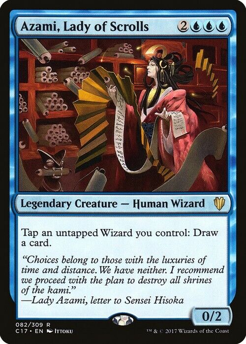 Azami, Lady of Scrolls ~ Commander 2017 [ NearMint ] [ Magic MTG ]