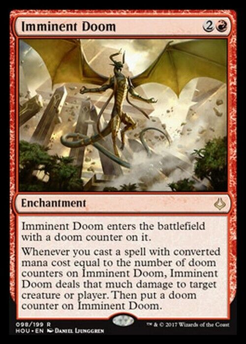 Imminent Doom ~ Hour of Devastation [ Excellent ] [ Magic MTG ] - London Magic Traders Limited