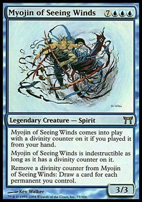 Myojin of Seeing Winds ~ Champions of Kamigawa [ Excellent+ ] [ Magic MTG ] - London Magic Traders Limited