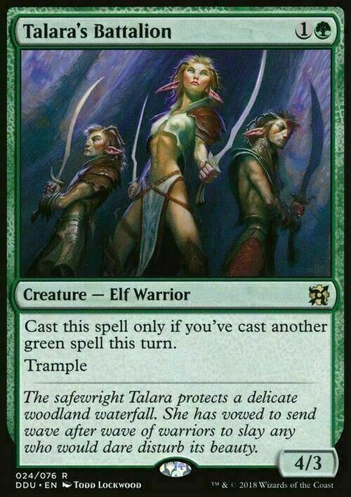 Talara's Battalion ~ Duel Decks: Elves vs. Inventors [ EX ] [ Magic MTG ]