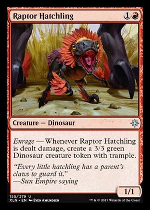 Raptor Hatchling ~ Ixalan [ Excellent ] [ Magic MTG ] - London Magic Traders Limited