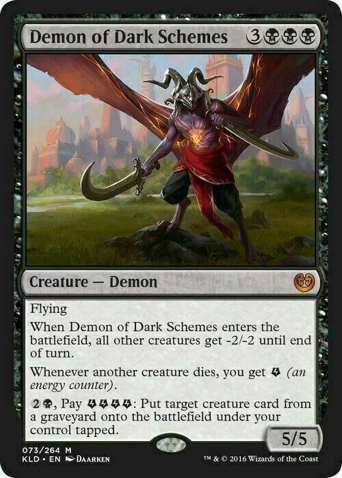 Demon of Dark Schemes ~ Kaladesh [ Excellent ] [ Magic MTG ]