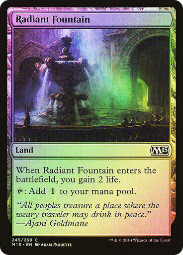 FOIL Radiant Fountain ~ Magic 2015 [ NM ] [ Magic MTG ] - London Magic Traders Limited