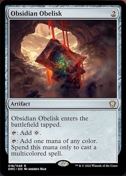 Obsidian Obelisk ~ Commander: Dominaria United [ NM ] [ Magic MTG ] - London Magic Traders Limited