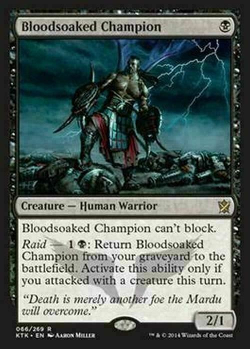 Bloodsoaked Champion ~ Khans of Tarkir [ Excellent ] [ Magic MTG ] - London Magic Traders Limited