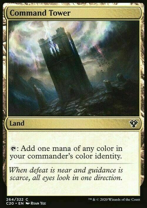 Command Tower ~ Commander: Ikoria [ NearMint ] [ Magic MTG ] - London Magic Traders Limited