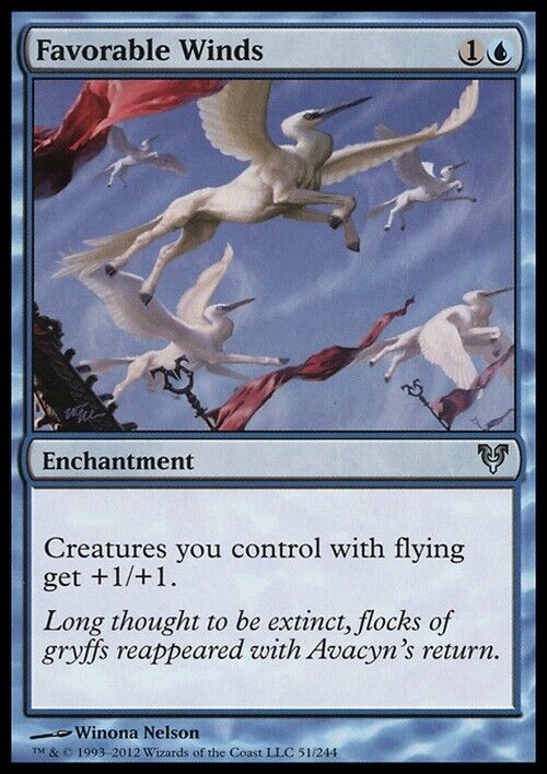Favorable Winds ~ Avacyn Restored [ Excellent ] [ Magic MTG ] - London Magic Traders Limited