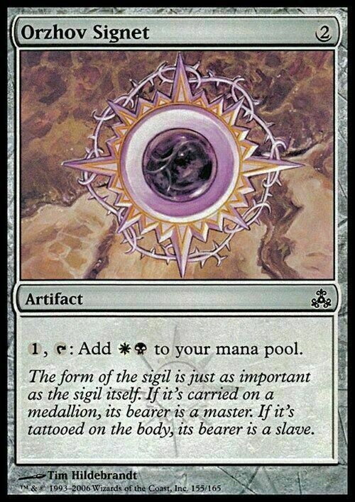 Orzhov Signet ~ Guildpact [ Excellent ] [ Magic MTG ] - London Magic Traders Limited