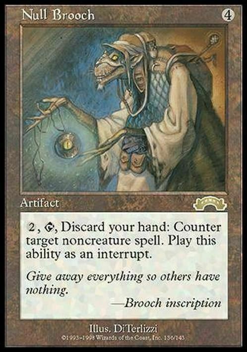 Null Brooch ~ Exodus [ Excellent ] [ Magic MTG ] - London Magic Traders Limited