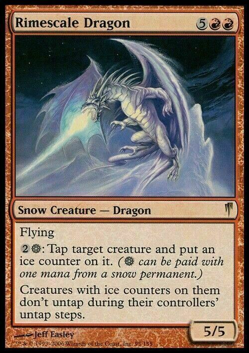 Rimescale Dragon ~ Coldsnap [ Excellent ] [ Magic MTG ] - London Magic Traders Limited