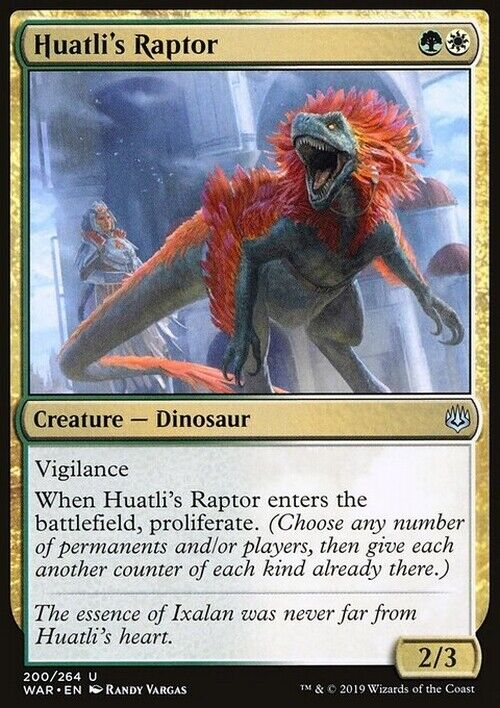 Huatli's Raptor ~ War of the Spark [ Excellent ] [ Magic MTG ] - London Magic Traders Limited