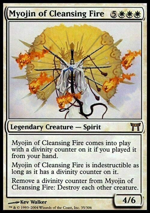 Myojin of Cleansing Fire ~ Champions of Kamigawa [ Excellent+ ] [ Magic MTG ] - London Magic Traders Limited