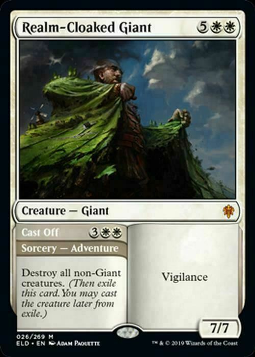 Realm-Cloaked Giant // Cast Off ~ Throne of Eldraine [ NearMint ] [ Magic MTG ] - London Magic Traders Limited