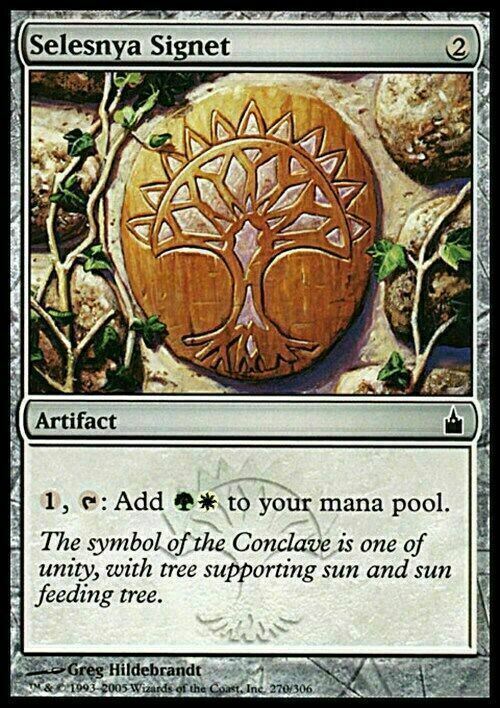 Selesnya Signet ~ Ravnica: City of Guilds [ Excellent ] [ Magic MTG ] - London Magic Traders Limited