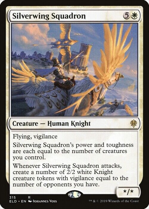 Silverwing Squadron ~ Throne of Eldraine [ NearMint ] [ MTG ] - London Magic Traders Limited
