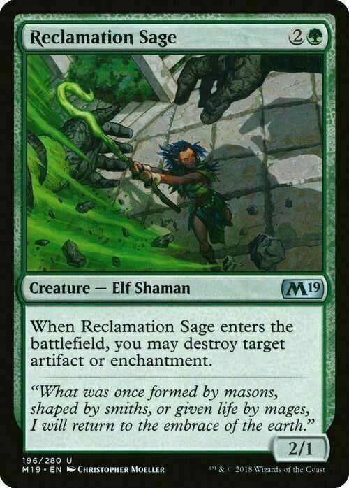 Reclamation Sage ~ Core 2019 [ Excellent ] [ Magic MTG ] - London Magic Traders Limited