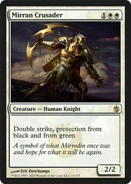 Mirran Crusader ~ Mirrodin Besieged [ Excellent ] [ Magic MTG ] - London Magic Traders Limited