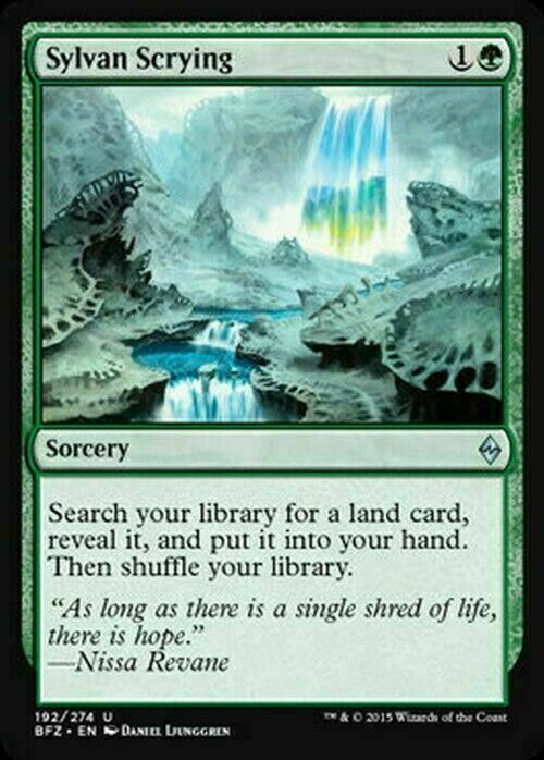 Sylvan Scrying ~ Battle for Zendikar [ Excellent+ ] [ Magic MTG ] - London Magic Traders Limited