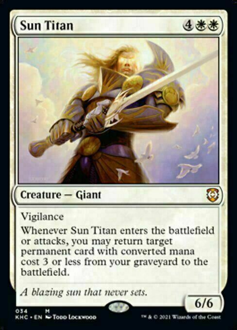 Sun Titan ~ Commander: Kaldheim [ NearMint ] [ Magic MTG ] - London Magic Traders Limited