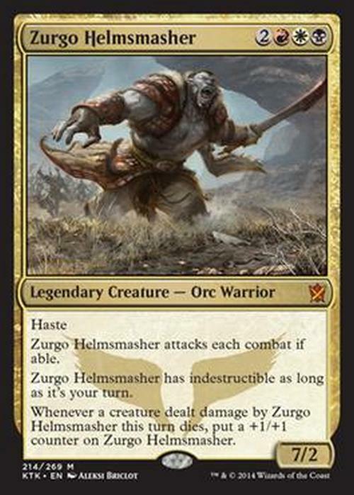 Zurgo Helmsmasher ~ Khans of Tarkir [ Excellent ] [ Magic MTG ] - London Magic Traders Limited