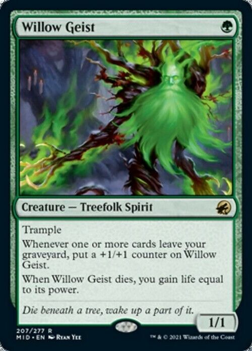 Willow Geist ~ Midnight Hunt [ NearMint ] [ Magic MTG ] - London Magic Traders Limited