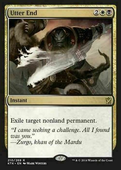 Utter End ~ Khans of Tarkir [ Excellent ] [ Magic MTG ] - London Magic Traders Limited