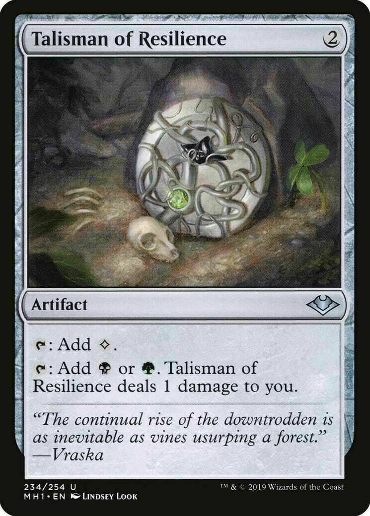 Talisman of Resilience ~ Modern Horizons [ EX ] [ Magic MTG ] - London Magic Traders Limited