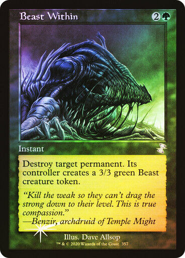 FOIL Beast Within ~ Time Spiral Remastered [ NearMint ] [ Magic MTG ] - London Magic Traders Limited