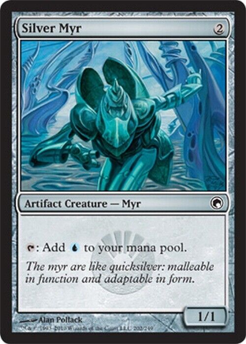 Silver Myr ~ Scars of Mirrodin [ Excellent ] [ Magic MTG ] - London Magic Traders Limited