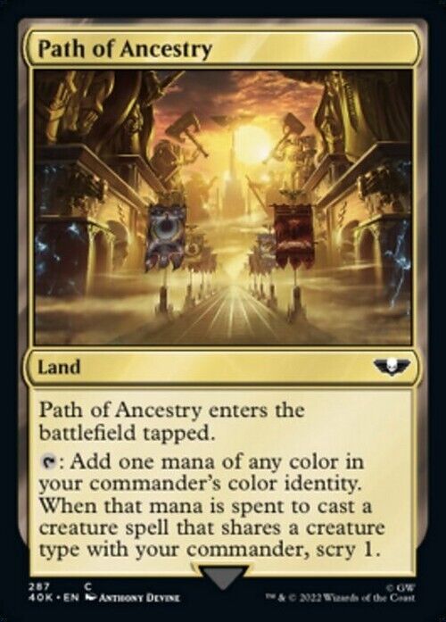 Path of Ancestry ~ Commander: Warhammer 40,000 [ NearMint ] [ Magic MTG ] - London Magic Traders Limited