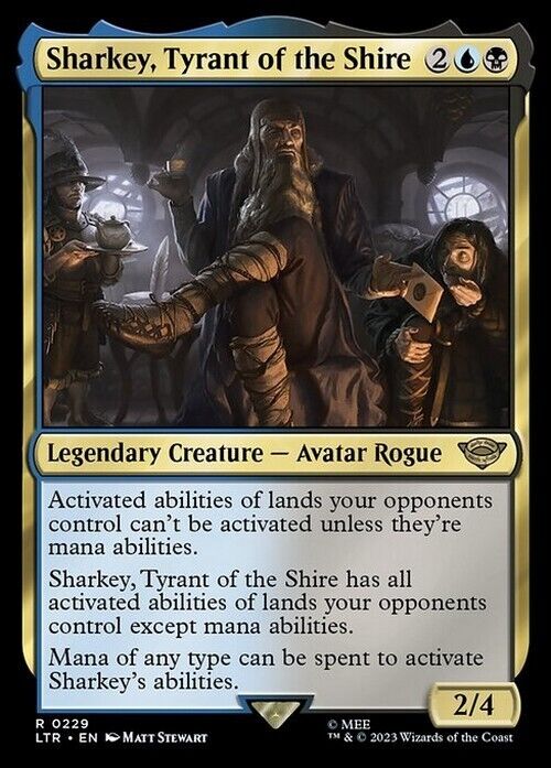 Sharkey, Tyrant of the Shire ~ The Lord of the Rings [ NM ] [ Magic MTG ] - London Magic Traders Limited