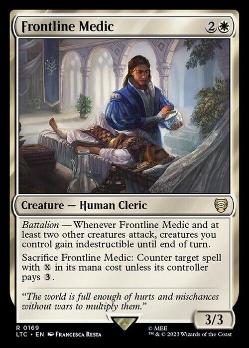 Frontline Medic ~ Commander: The Lord of the Rings [ NM ] [ Magic MTG ]