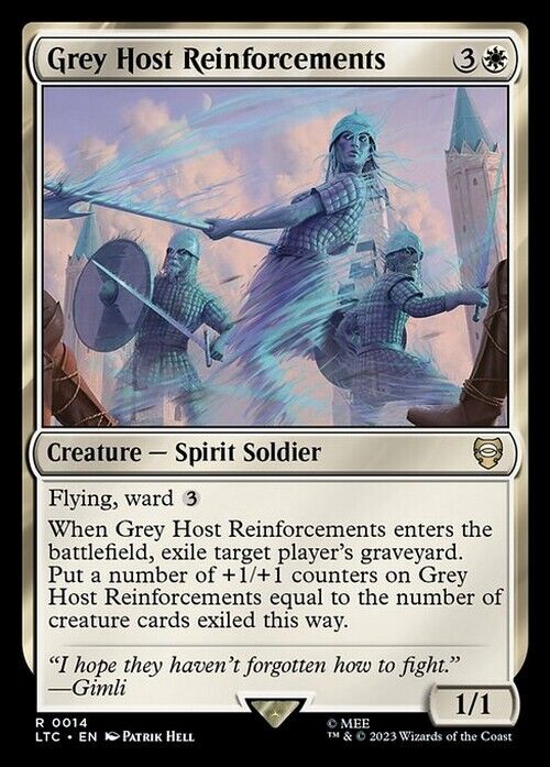 Grey Host Reinforcements ~ Commander: The Lord of the Rings [ NM ] [ Magic MTG ] - London Magic Traders Limited