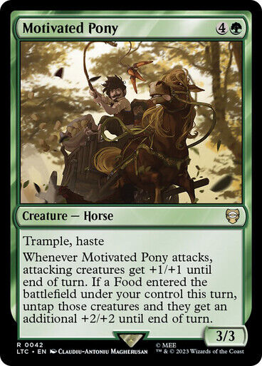 Motivated Pony ~ Commander: The Lord of the Rings [ NM ] [ Magic MTG ] - London Magic Traders Limited