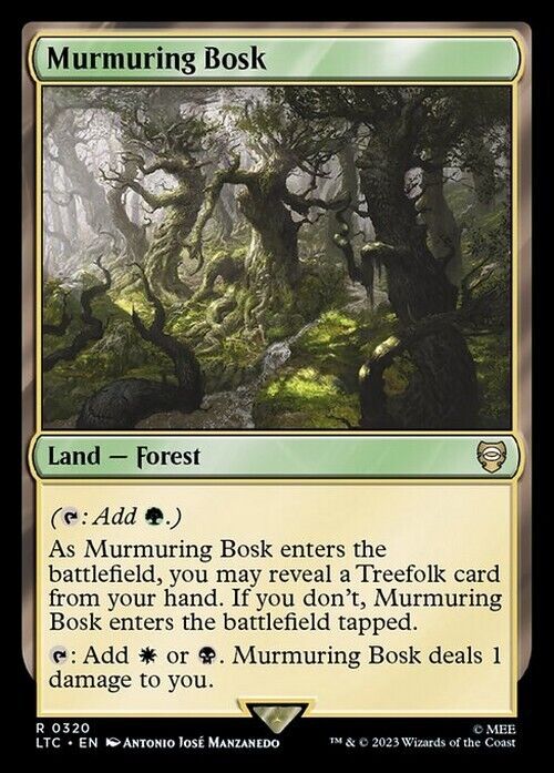 Murmuring Bosk ~ Commander: The Lord of the Rings [ NM ] [ Magic MTG ] - London Magic Traders Limited