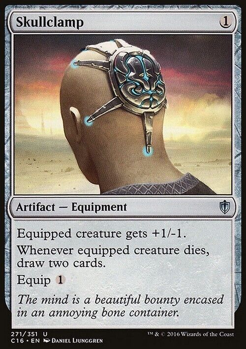 Skullclamp ~ Commander 2016 [ Excellent ] [ Magic MTG ] - London Magic Traders Limited