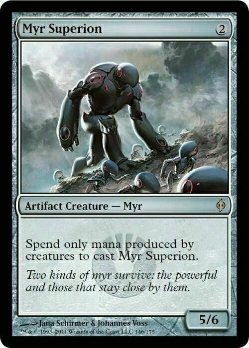 Myr Superion ~ New Phyrexia [ Excellent ] [ Magic MTG ] - London Magic Traders Limited