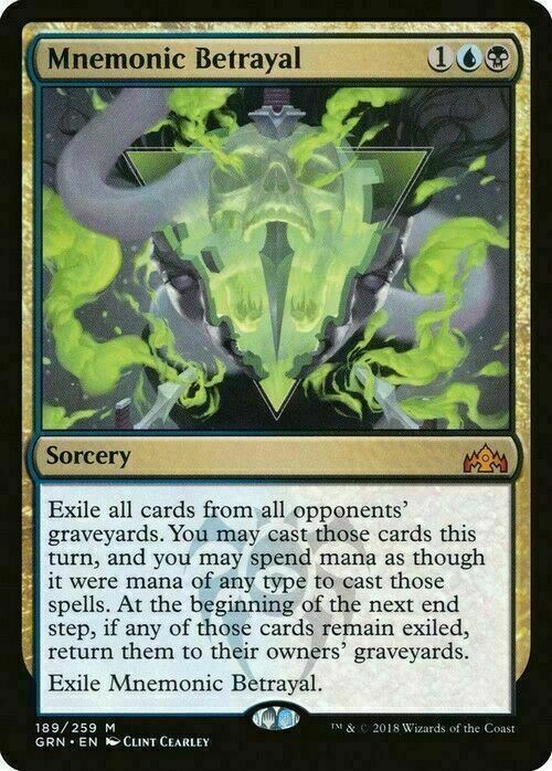 Mnemonic Betrayal ~ Guilds of Ravnica [ Excellent ] [ Magic MTG ] - London Magic Traders Limited