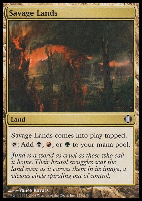 Savage Lands ~ Shards of Alara [ Excellent ] [ Magic MTG ]